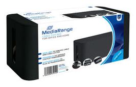 MEDIARANGE MRCS306 - Aufbewahrungsbox - Schwarz - Rechteckig - Kunststoff - 114 mm - 233 mm von LumaTech