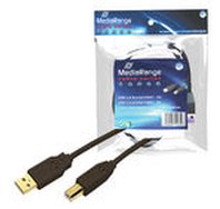 MEDIARANGE Printer Cable - USB-Kabel - USB (M) von LumaTech