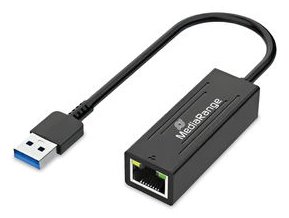 MEDIARANGE USB-A Netzwerkadaper mit RJ45 Port sw - Kabel - Digital/Daten