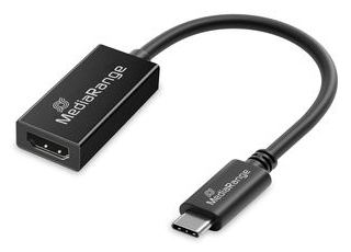 MEDIARANGE USB-C zu HDMI Audio/Video Konverter sw - Audio/Multimedia - Digital/Daten von LumaTech