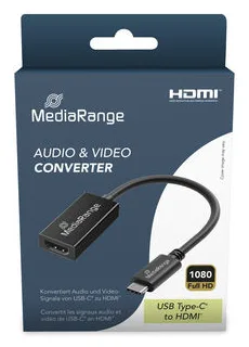 MEDIARANGE USB-C zu HDMI Audio/Video Konverter sw - Audio/Multimedia - Digital/Daten, Ansicht 2