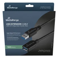 MEDIARANGE USB-Verlängerungskabel USB 3.0 5 GB/s sw - Digital/Daten - Verlängerungskabel, Ansicht 2