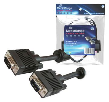 MEDIARANGE VGA-Kabel - HD-15 (VGA) (M) zu HD-15 (VGA) von LumaTech