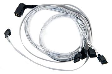 Microchip Technology Microchip Adaptec - Internes SAS-Kabel - mit Sidebands - SAS 6Gbit/s - 4-Lane - SATA (W) von LumaTech