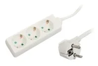 MicroConnect 3-Way - Steckdosenleiste - Eingabe, Eingang Stromversorgung, Ansicht 3
