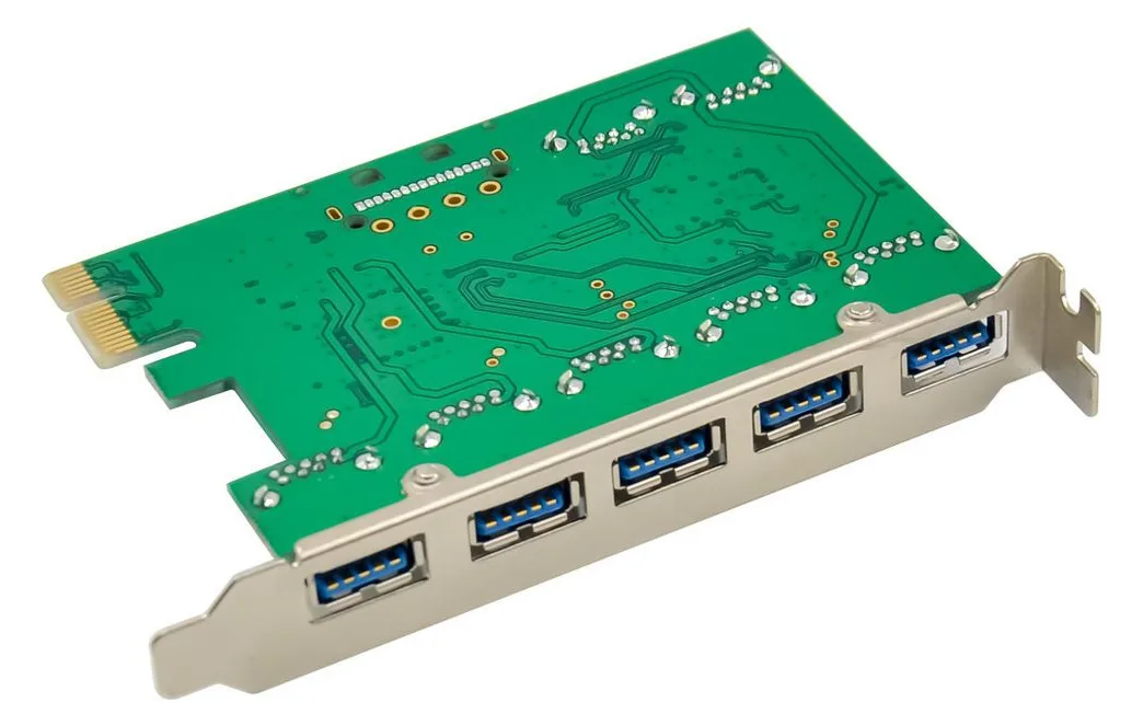 MicroConnect 7 port USB 3.0 PCIe card - Adapter - Digital/Daten, Ansicht 5