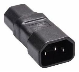 MicroConnect Adapter für Power Connector - IEC 60320 C14 bis IEC 60320 C15 von LumaTech