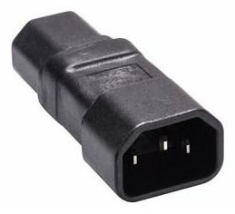 MicroConnect Adapter für Power Connector - IEC 60320 C14 bis IEC 60320 C15