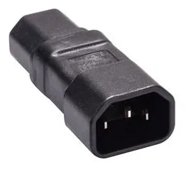 MicroConnect Adapter für Power Connector - IEC 60320 C14 bis IEC 60320 C15, Ansicht 2