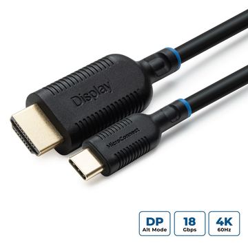 MicroConnect Adapterkabel - 24 pin USB-C männlich zu HDMI männlich von LumaTech