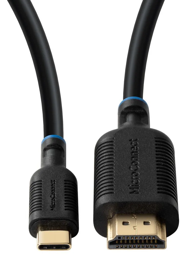 MicroConnect Adapterkabel - 24 pin USB-C männlich zu HDMI männlich, Ansicht 3