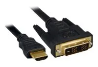 MicroConnect Adapterkabel - HDMI männlich zu DVI-D männlich, Ansicht 3