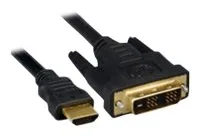 MicroConnect Adapterkabel - HDMI männlich zu DVI-D männlich - 2 m, Ansicht 3