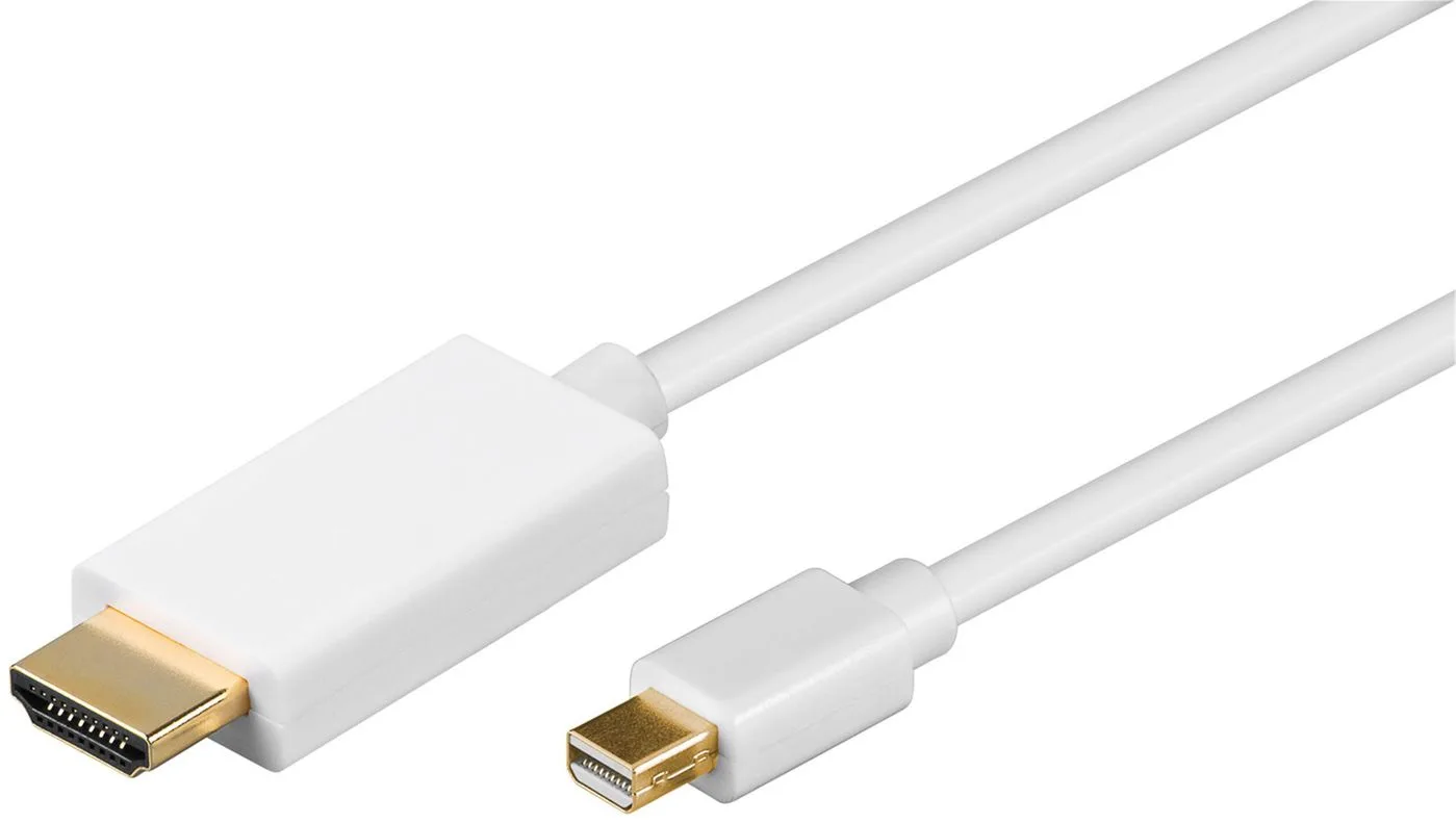 MicroConnect Adapterkabel - Mini DisplayPort männlich zu HDMI männlich, Ansicht 2