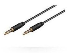MicroConnect Audiokabel - 4-poliger Mini-Stecker männlich zu 4-poliger Mini-Stecker männlich von LumaTech