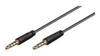MicroConnect Audiokabel - 4-poliger Mini-Stecker männlich zu 4-poliger Mini-Stecker männlich - 1 m, Ansicht 2