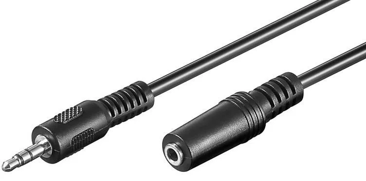 MicroConnect Audiokabel - mini-phone stereo 3.5 mm männlich zu mini-phone stereo 3.5 mm weiblich - 10 m, Ansicht 2