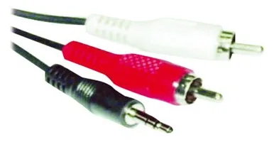 MicroConnect Audiokabel - RCA männlich zu mini-phone stereo 3.5 mm männlich - 15 m, Ansicht 2