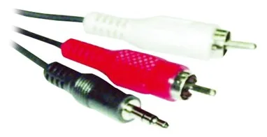 MicroConnect Audiokabel - RCA männlich zu mini-phone stereo 3.5 mm männlich - 10 m, Ansicht 2