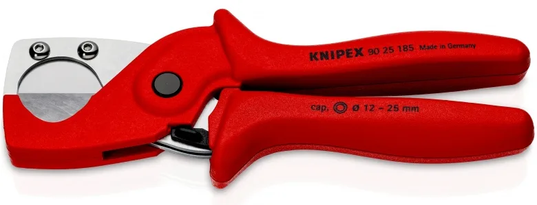 KNIPEX 90 25 185 - Rohrschneider - Stahl - Kunststoff - Rot - 1,2 cm - 18,5 cm, Ansicht 2