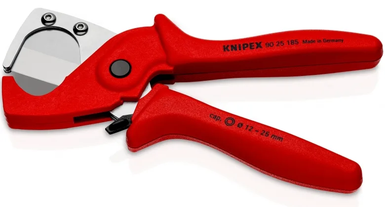 KNIPEX 90 25 185 - Rohrschneider - Stahl - Kunststoff - Rot - 1,2 cm - 18,5 cm, Ansicht 3