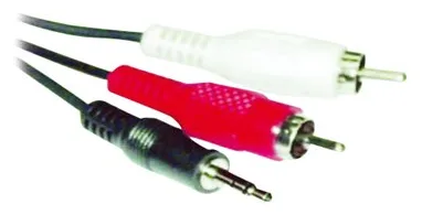 MicroConnect Audiokabel - RCA männlich zu mini-phone stereo 3.5 mm männlich, Ansicht 2