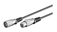 MicroConnect Audioverlängerungskabel - XLR3 weiblich zu XLR3 männlich von LumaTech