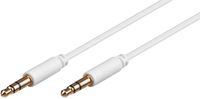 MicroConnect AUDLL1.5W 1.5m 3.5mm 3.5mm Weiß Audio-Kabel von LumaTech
