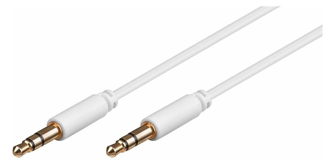 MicroConnect AUDLL1W 1m 3.5mm 3.5mm Weiß Audio-Kabel von LumaTech