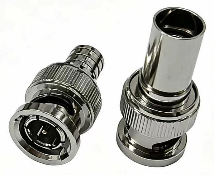 MicroConnect BNC 12G male Crimp Connector - Kabel von LumaTech