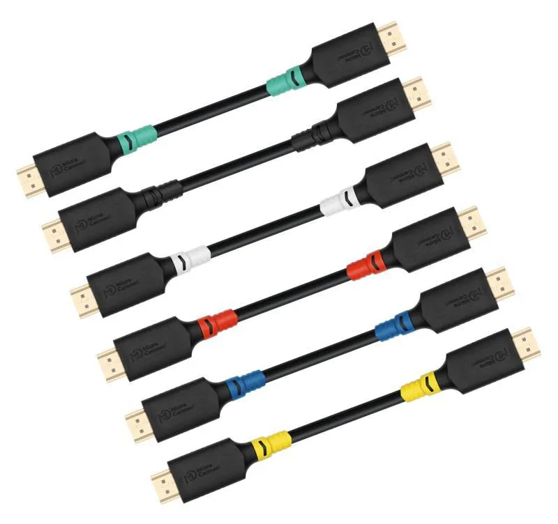 MicroConnect ColorFlex HDMI Cable 4K Halogenfree LSZH - Kabel - Digital/Display/Video, Ansicht 2