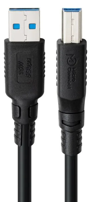 MicroConnect ColorFlex USB 3.2 A-B Gen 1 Cable Halogenfree LSZH - Kabel - Digital/Daten, Ansicht 4