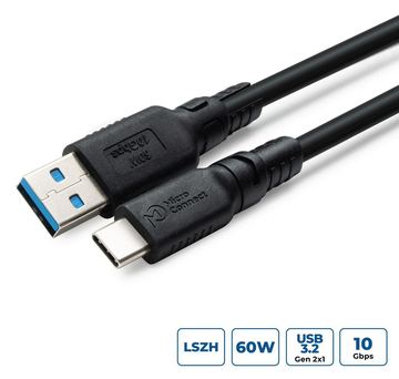 MicroConnect ColorFlex USB-C to USB-A cable 60W 10Gbps Halogenfree - Kabel - Digital/Daten von LumaTech