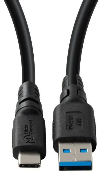 MicroConnect ColorFlex USB-C to USB-A cable 60W 10Gbps Halogenfree - Kabel - Digital/Daten, Ansicht 3