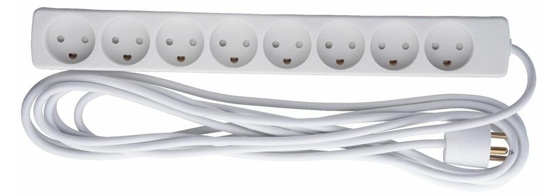 MicroConnect GRU00850WDK - 5 m - Indoor - Typ K - Typ K - 1,5 mm² - Weiß