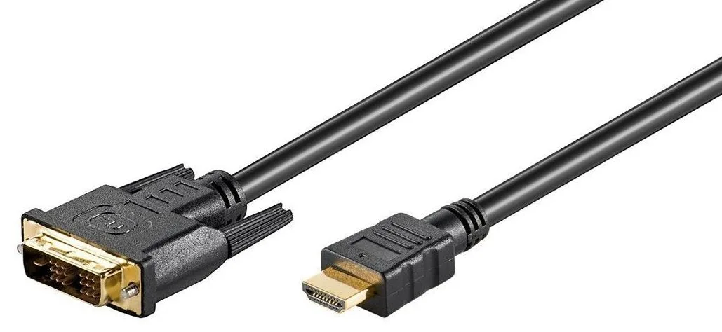 MicroConnect HDM191811.5 - 1,5 m - HDMI - DVI-D - Männlich - Männlich - Gold, Ansicht 2