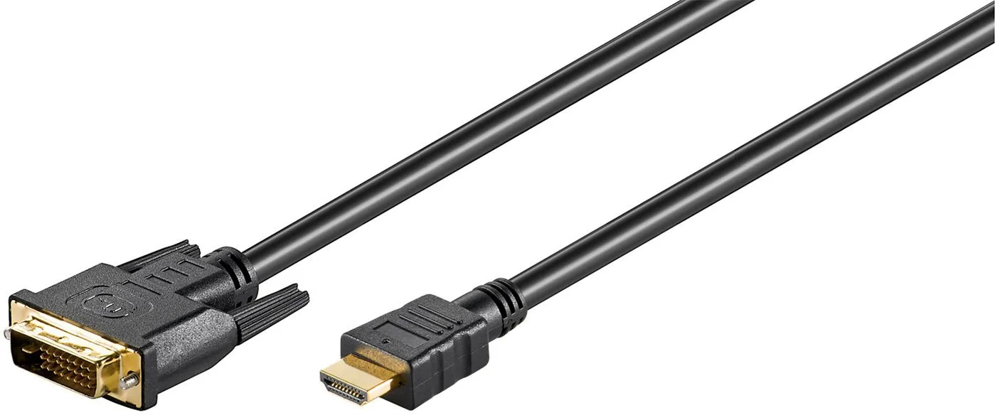 MicroConnect HDM1924110 10m DVI-D HDMI Type A (Standard) Schwarz Videokabel-Adapter, Ansicht 2