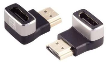 MicroConnect HDMI 8k 90° angeled down F-M 8k 60Hz 4K 120Hz von LumaTech