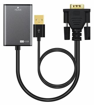 MicroConnect HDMI-Adapter - USB, HD-15 (VGA) von LumaTech