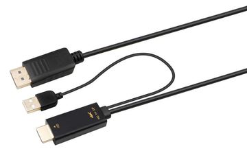 MicroConnect HDMI-DP-CON3 - 3 m - HDMI Typ A (Standard) - DisplayPort - Männlich - Männlich - Gerade von LumaTech