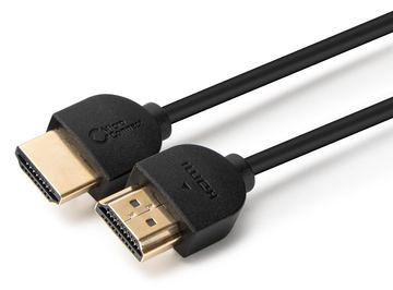 MicroConnect Highspeed - HDMI-Kabel mit Ethernet - HDMI männlich zu HDMI männlich - 50 cm - Schwarz von LumaTech
