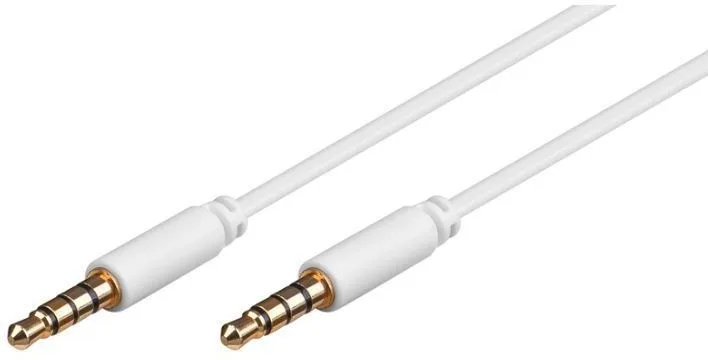 MicroConnect IPOD017W 1.5m 3.5mm 3.5mm Weiß Audio-Kabel, Ansicht 2