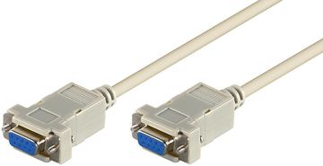 MicroConnect Kabel seriell - DB-9 (W) zu DB-9 (W) von LumaTech
