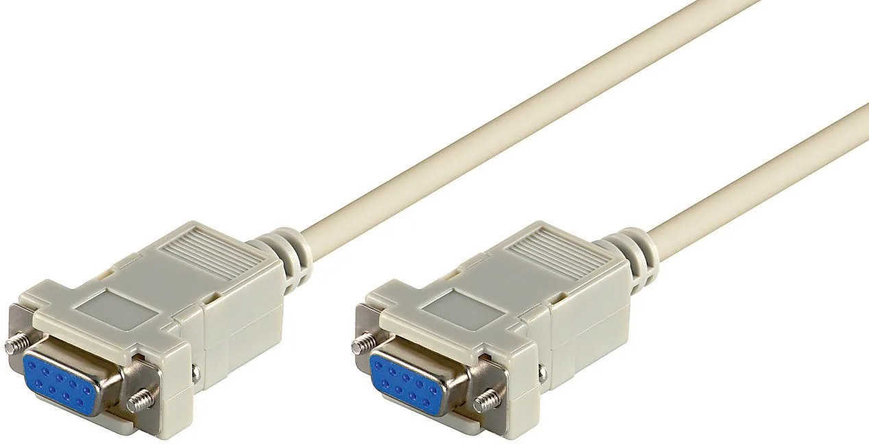 MicroConnect Kabel seriell - DB-9 (W) zu DB-9 (W), Ansicht 2