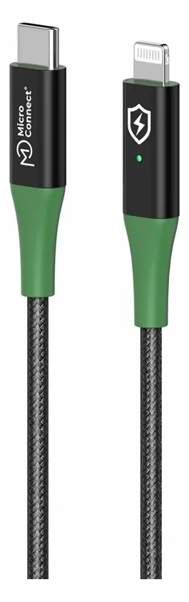 MicroConnect Lightning-Kabel - 24 pin USB-C männlich zu Lightning männlich, Ansicht 2
