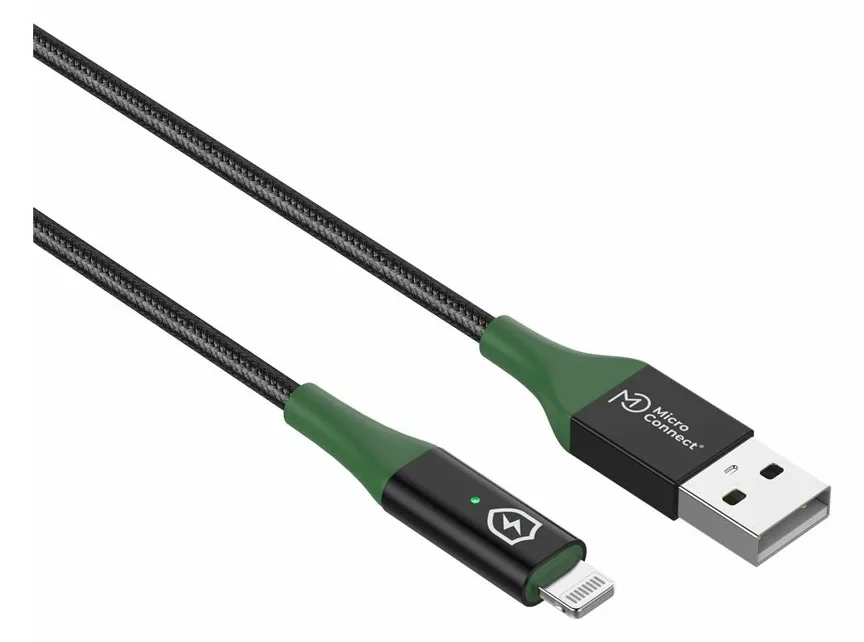 MicroConnect Lightning-Kabel - USB männlich zu Lightning männlich - Schwarz, Ansicht 3