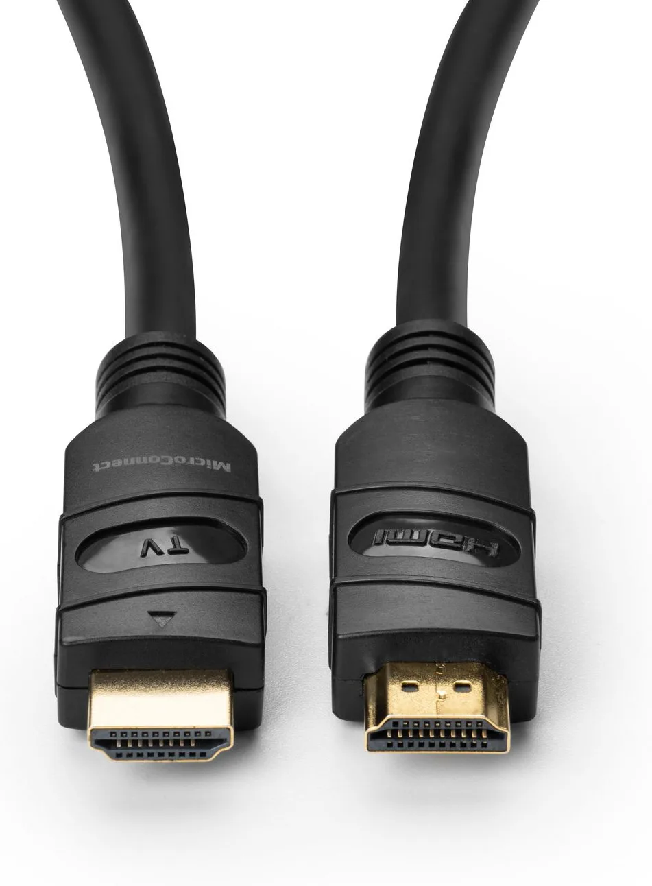 MicroConnect MC-HDM191915V2.0AMP - 15m - HDMI Typ A (Standard) - HDMI Typ A (Standard) - 4096x2160 Pixel - 3D - Schwarz, Ansicht 3