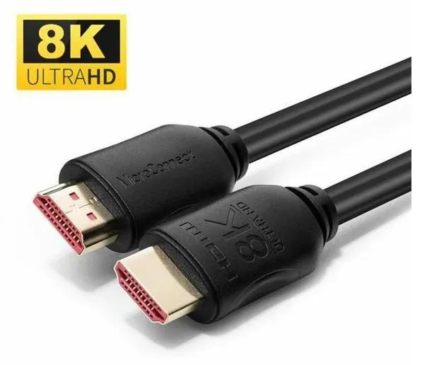 MicroConnect MC-HDM19195V2.1 - 5 m - HDMI Typ A (Standard) - HDMI Typ A (Standard) - 7680 x 4320 Pixel - 3D - Schwarz, Ansicht 2