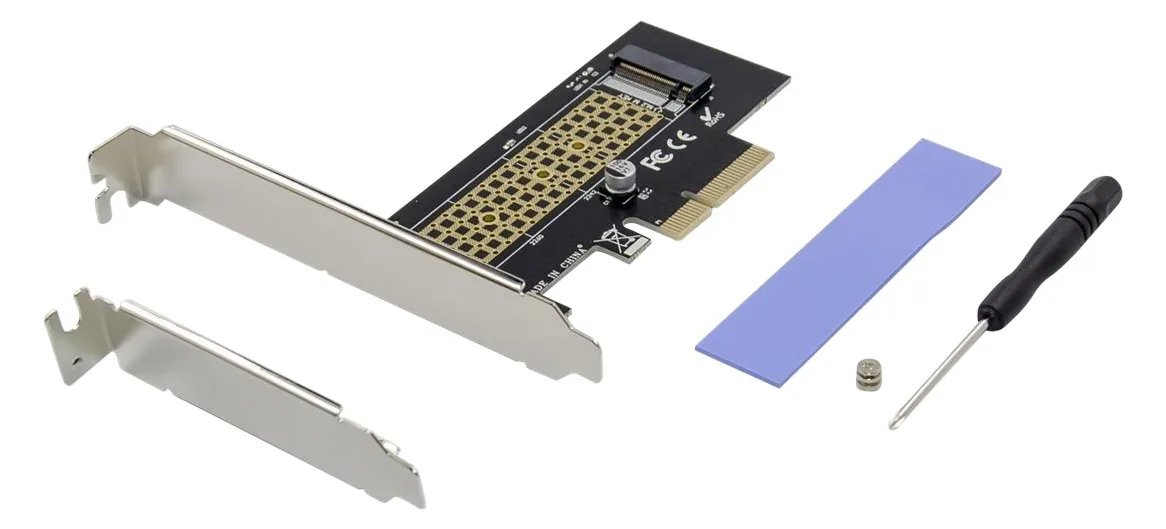 MicroConnect MC-PCIE-NVME-SSDADAPT - PCIe - M.2 - PCIe 3.0 - China - Windows Server 2012 - 146 mm, Ansicht 2