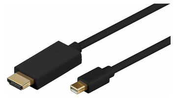MicroConnect MDPHDMI1B 1m Mini DisplayPort HDMI Type A (Standard) Schwarz Videokabel-Adapter von LumaTech